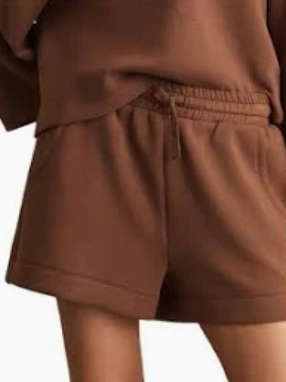 Reiss TAN TAUPE Drawstring Athletic Lounge Shorts size S